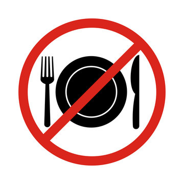 No eating vector sign,no food or drink allowed vector