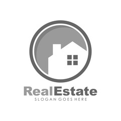 Real estate, house, building and property logo for logotype and template