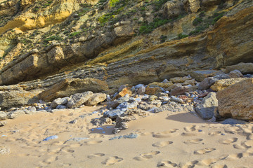 The rocky coast seen in Portugal Sintra