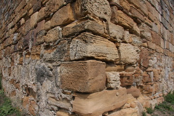 Alcobaca wall close up