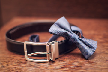 the bow tie, belt