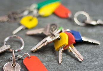 keys colored