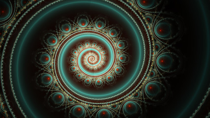 Fototapeta premium Colorful abstract fractal illustration