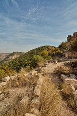 The ruins of Montfort castle, Israel