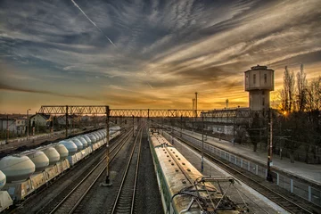 Photo sur Plexiglas Gare Old railway station 