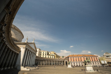 Fototapeta premium Piazza del Plebiscito, Napoli