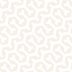 Vector Seamless Interlacing Lines Pattern. Repeating Geometric Background With Hexagonal Lattice.