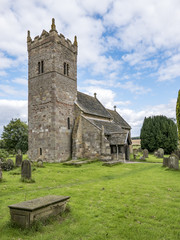 Fototapeta na wymiar Holy Trinity Church, Little Ouseburn, Yorkshire
