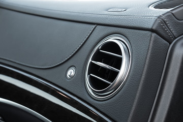 AC Ventilation Deck Luxury Car Interior - 144333204