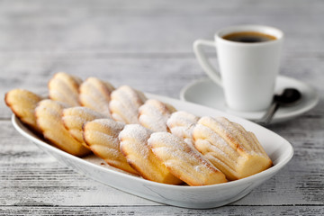 Madeleine is a French cookie/cake made of butter, eggs, and flour. Easy recipe for the best madeleine that you can't stop eating.