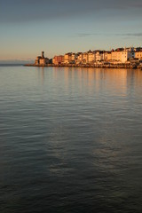 Piran and sunset