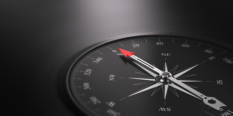 Business Orientation Background, Compass on the Right © Olivier Le Moal