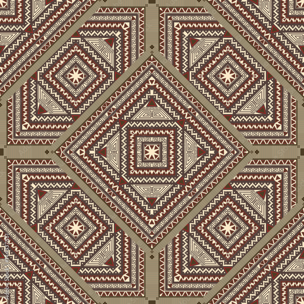 Poster zentangle styled geometric ornament pattern element. orient traditional ornament. boho styled. abstr