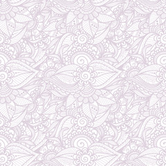 Vector flower seamless pattern background. Elegant texture for backgrounds. Classical luxury old fashioned floral ornament, seamless texture for wallpapers, textile, wrapping.