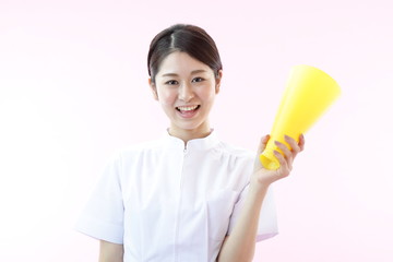 看護師ピンクバック