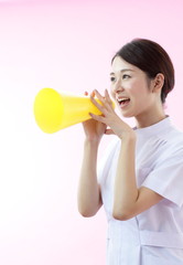 看護師ピンクバック