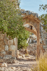 The ruins of Montfort castle, Israel