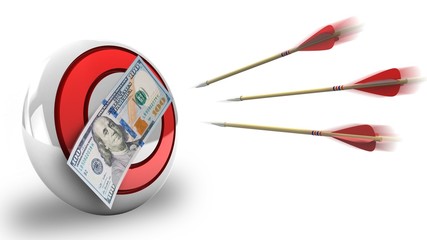 3d three arrows motion