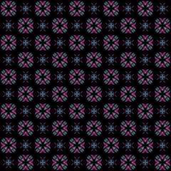 Seamless texture with 3D rendering abstract fractal blue pattern