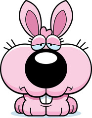 Cartoon Sad Bunny Rabbit