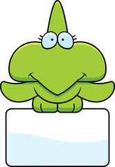 Cartoon Pterodactyl Sign