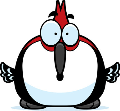 recommend clip art: Surprised Little Woodpecker