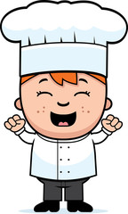 Child Chef Excited