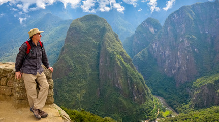Fototapeta na wymiar View from Machu Picchu