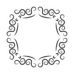 Vintage frame decoration