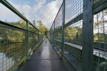 Fussgängersteg, Bahnbrücke