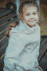 Autumn portrait of a girl