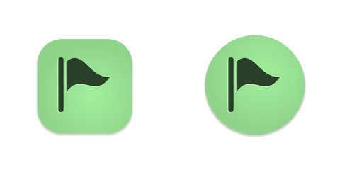 Vector Green Web Buttons
