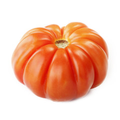 big red tomato isolated