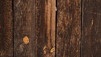 Obraz premium Old grunge wood panels. Brown wood pine plank wall texture background.