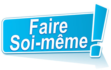 faire soi-même sur étiquette bleue
