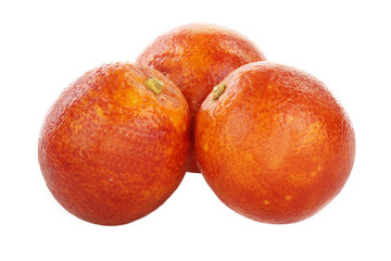 blood red orange isolated