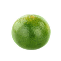 green tangerin isolated