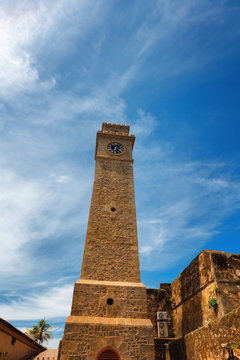 Anthonisz Memorial Gall Fort Clock Tower in Galle, Sri Lanka