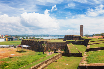 Anthonisz Memorial Clock Tower in Galle Historisch Nederlands Fort, Flag Rock Bastion, Sri Lanka