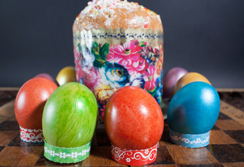 easter eggs isolated