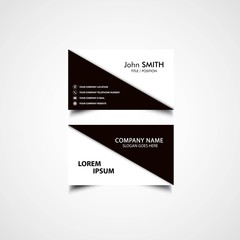 Simple Business Card Template, Vector, Illustration