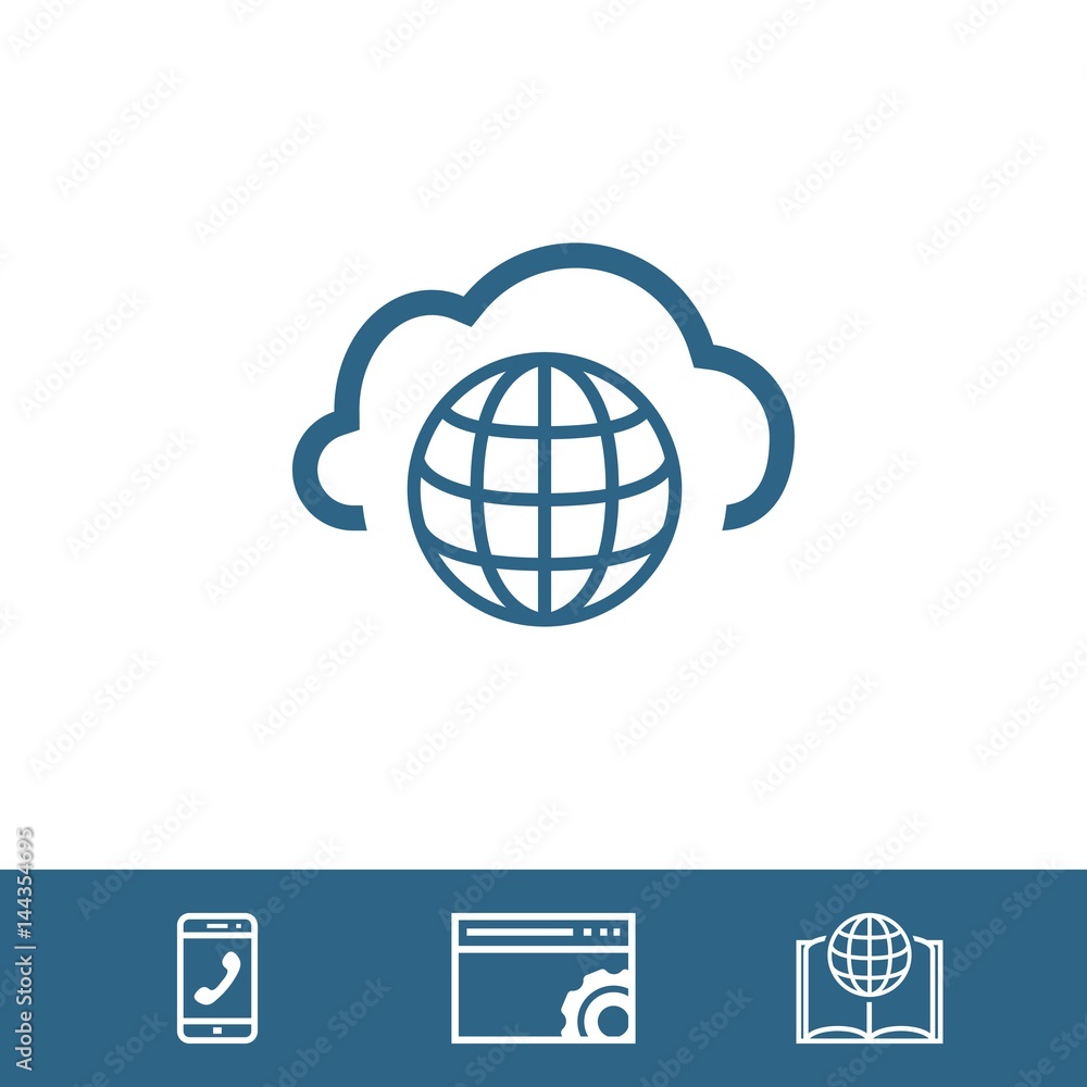 Canvas Prints web icon stock vector illustration flat design