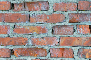 Texture of old brick wall.