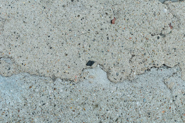The texture of the plaster.