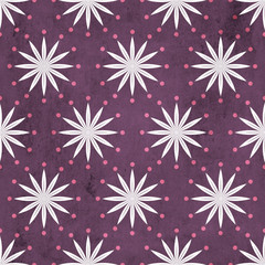 Seamless floral geometric pattern. Vintage background. Fabric, Scrapbooking