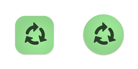 Vector Green Web Buttons
