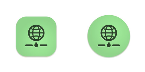 Vector Green Web Buttons