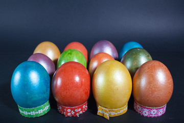 easter eggs isolated