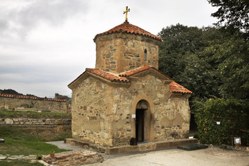 Fototapeta na wymiar Church in Samtavro monastery in Mtskheta. Georgia