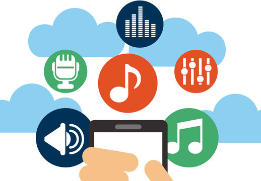 Cloud Audio Streaming Infographic 1